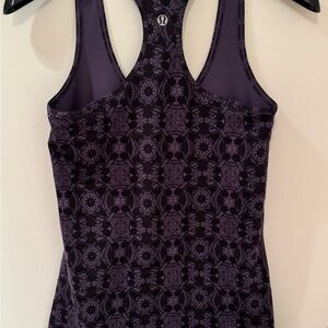 lululemon athletica Purple Patterned Tank Top